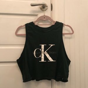 Calvin Klein cropped tee